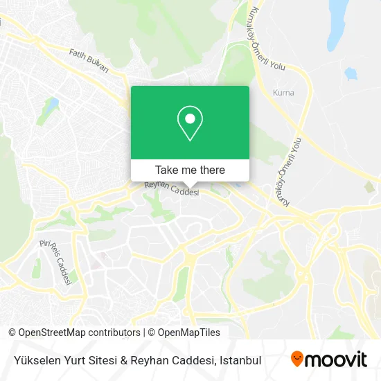 Yükselen Yurt Sitesi & Reyhan Caddesi map