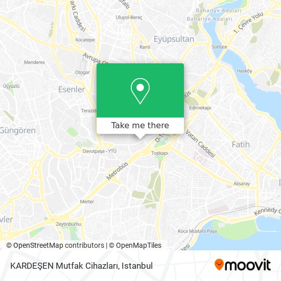 KARDEŞEN Mutfak Cihazları map