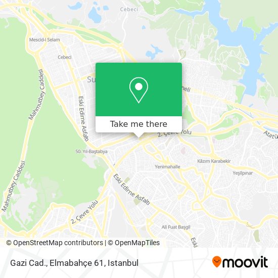 Gazi Cad., Elmabahçe 61 map