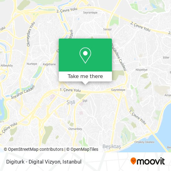 Digiturk - Digital Vizyon map