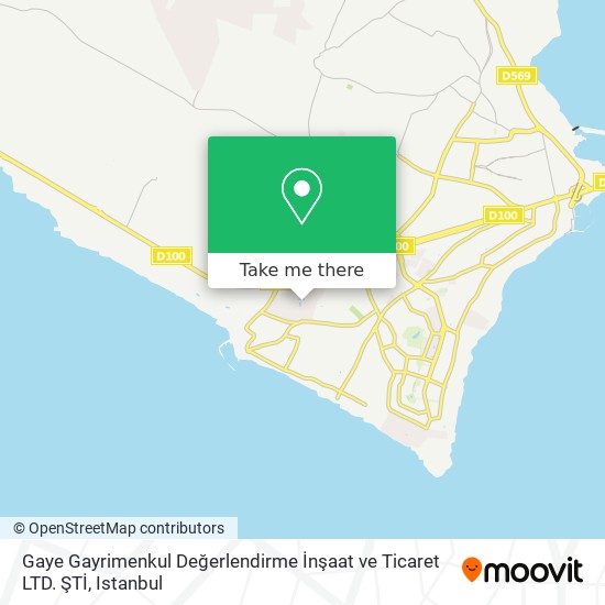 Gaye Gayrimenkul Değerlendirme İnşaat ve Ticaret LTD. ŞTİ map