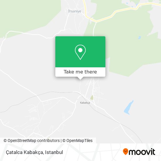 Çatalca Kabakça map