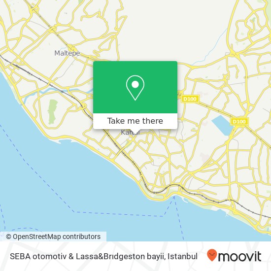SEBA otomotiv & Lassa&Brıdgeston bayii map