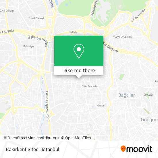 Bakırkent Sitesi map