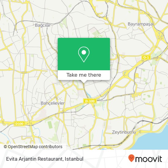 Evita Arjantin Restaurant map
