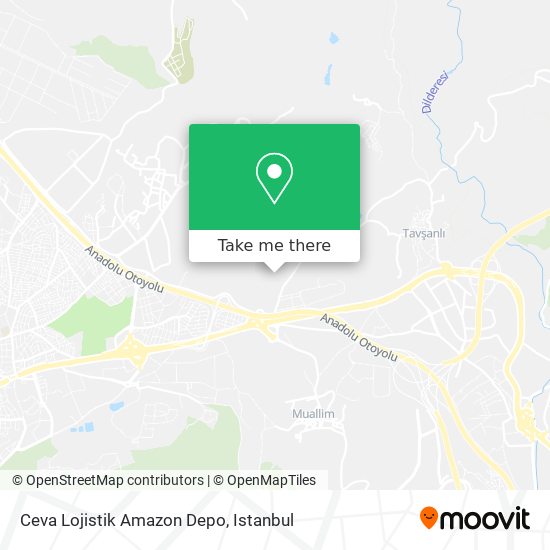 Ceva Lojistik Amazon Depo map