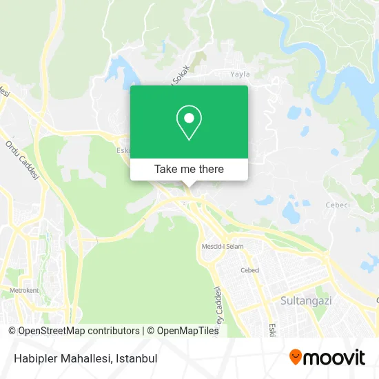 Habipler Mahallesi map