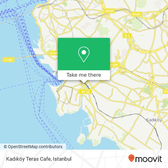 Kadıköy Teras Cafe map