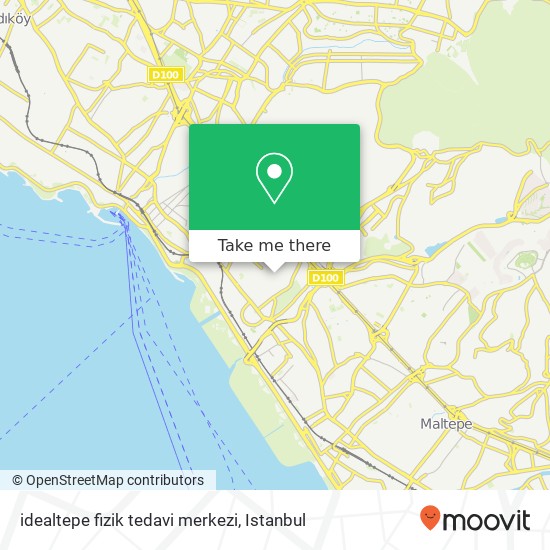 idealtepe fizik tedavi merkezi map