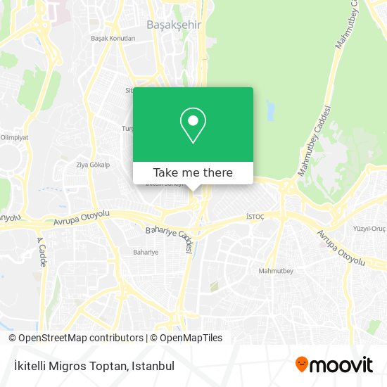 İkitelli Migros Toptan map