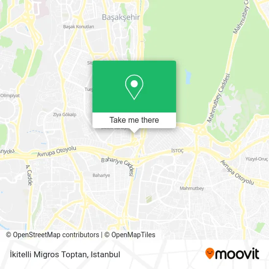 İkitelli Migros Toptan map