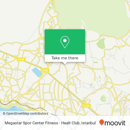 Megastar Spor Center Fitness - Healt Club map