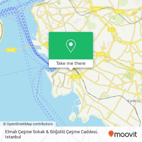 Elmalı Çeşme Sokak & Söğütlü Çeşme Caddesi map