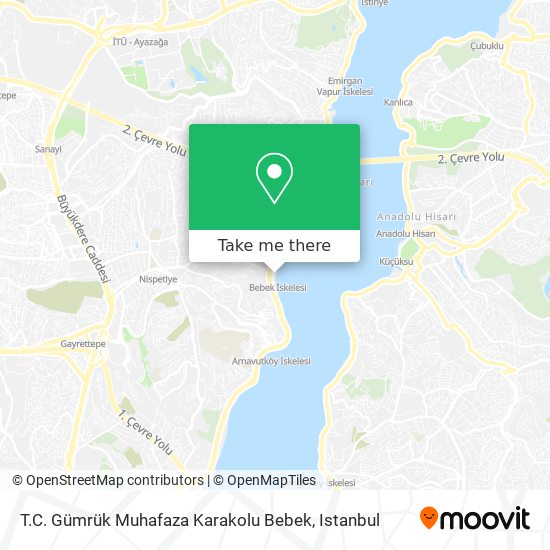 T.C. Gümrük Muhafaza Karakolu Bebek map