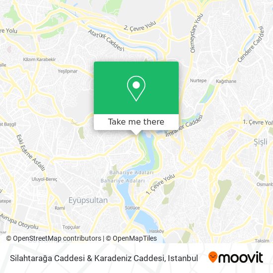 Silahtarağa Caddesi & Karadeniz Caddesi map