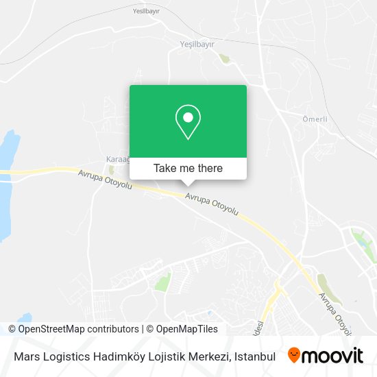 Mars Logistics Hadimköy Lojistik Merkezi map