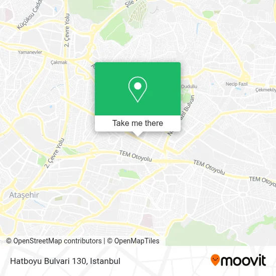 Hatboyu Bulvari 130 map