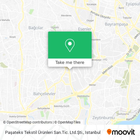 Paşateks Tekstil Ürünleri San.Tic. Ltd.Şti. map
