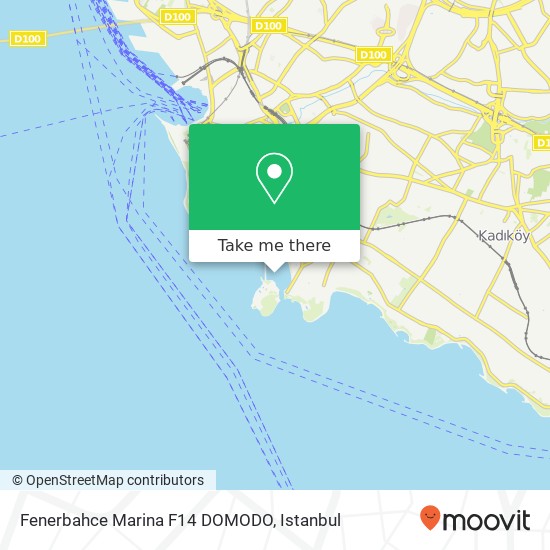 Fenerbahce Marina F14 DOMODO map