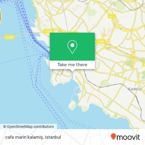 cafe marin kalamiş map