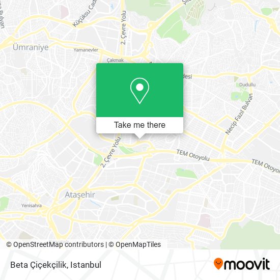 Beta Çiçekçilik map