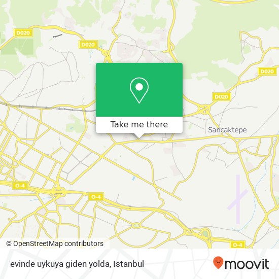 evinde uykuya giden yolda map