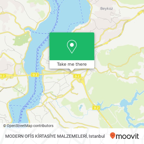 MODERN OFİS KİRTASİYE MALZEMELERİ map