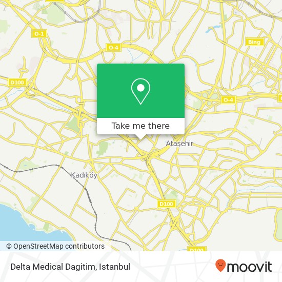 Delta Medical Dagitim map
