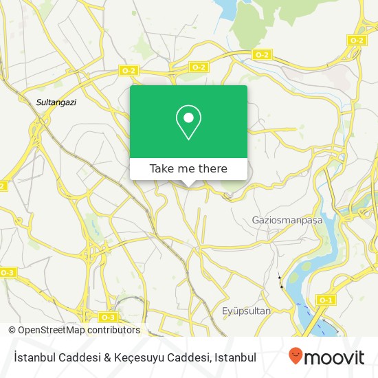 İstanbul Caddesi & Keçesuyu Caddesi map