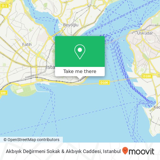 Akbıyık Değirmeni Sokak & Akbıyık Caddesi map