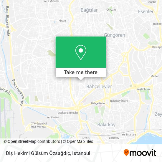 Diş Hekimi Gülsüm Özsağdıç map