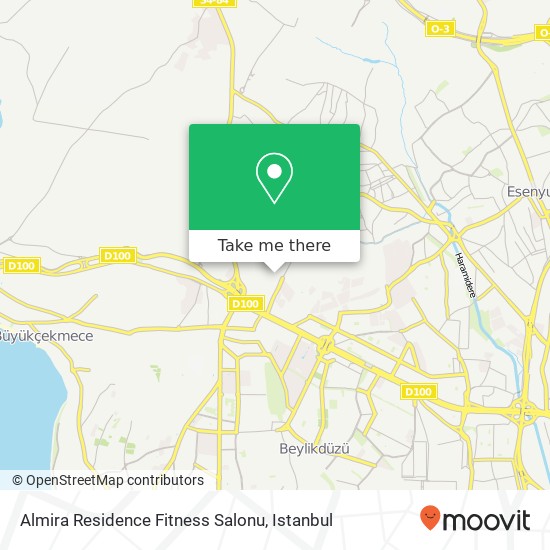 Almira Residence Fitness Salonu map