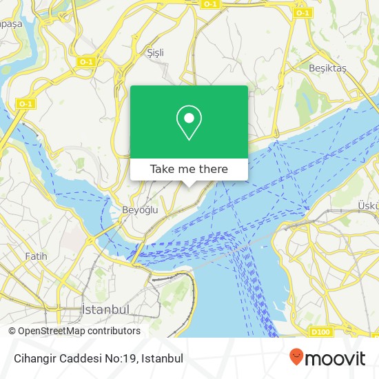 Cihangir Caddesi No:19 map