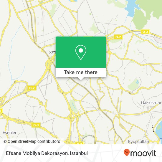 Efsane Mobilya Dekorasyon map