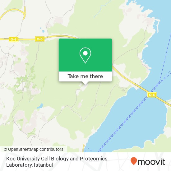 Koc University Cell Biology and Proteomics Laboratory map