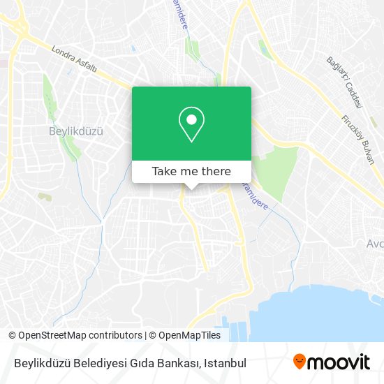 Beylikdüzü Belediyesi Gıda Bankası map