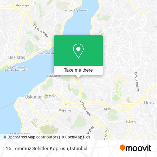 15 Temmuz Şehitler Köprüsü map