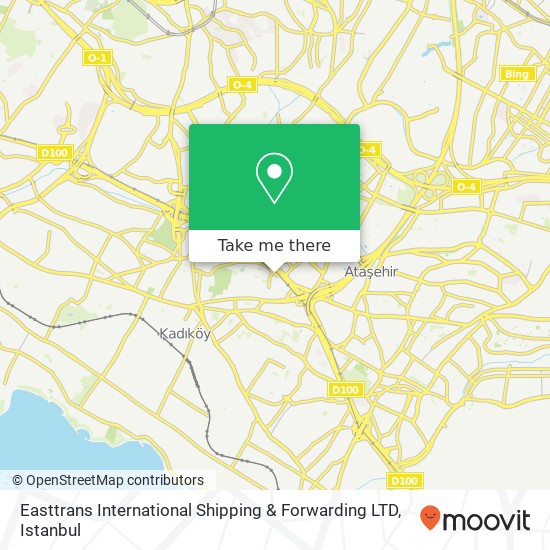 Easttrans International Shipping & Forwarding LTD map