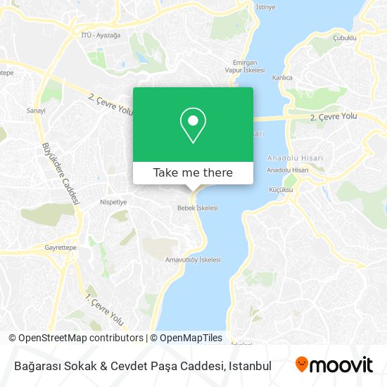 Bağarası Sokak & Cevdet Paşa Caddesi map