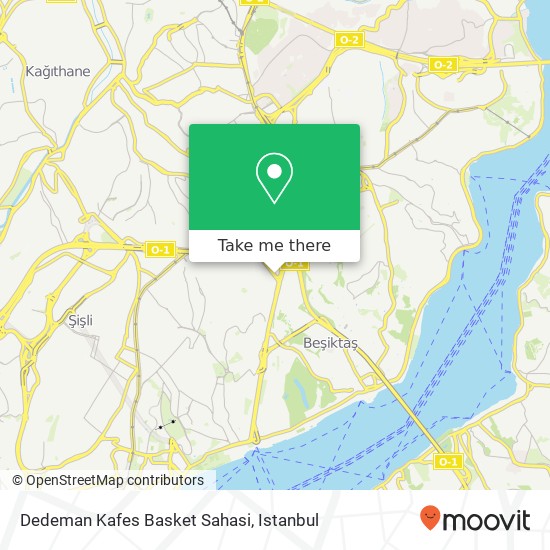 Dedeman Kafes Basket Sahasi map