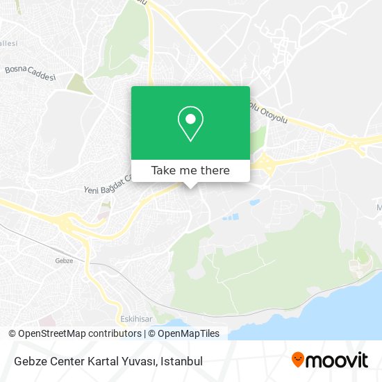 Gebze Center Kartal Yuvası map