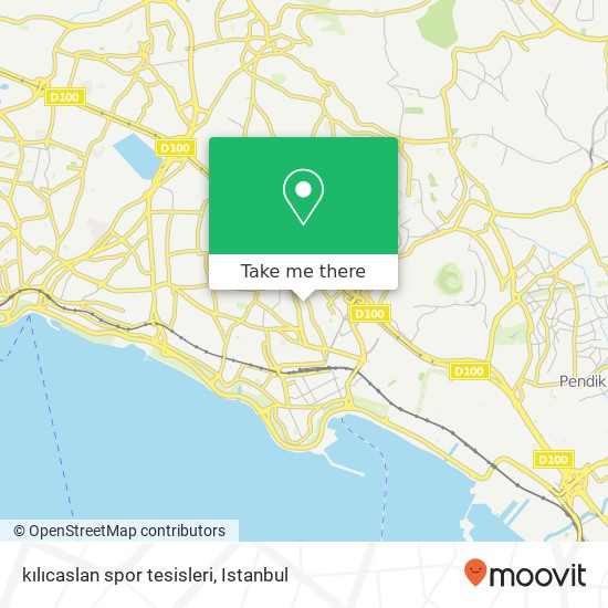 kılıcaslan spor tesisleri map