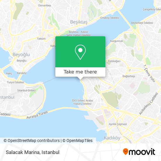 Salacak Marina map
