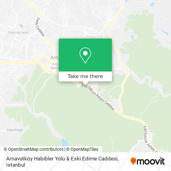 Arnavutköy Habibler Yolu & Eski Edirne Caddesi map