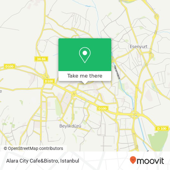 Alara City Cafe&Bistro map