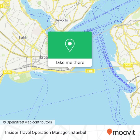 Insider Travel Operation  Manager map