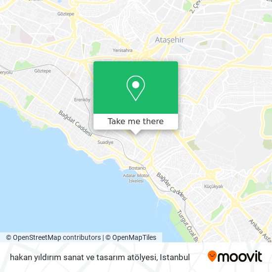 hakan yıldırım sanat ve tasarım atölyesi map