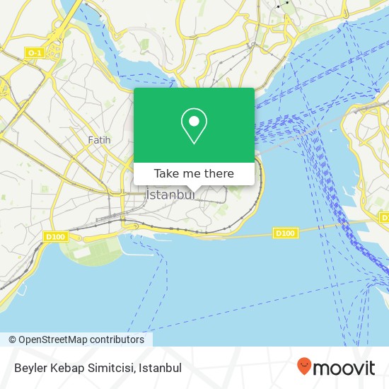 Beyler Kebap Simitcisi map