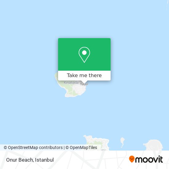 Onur Beach map