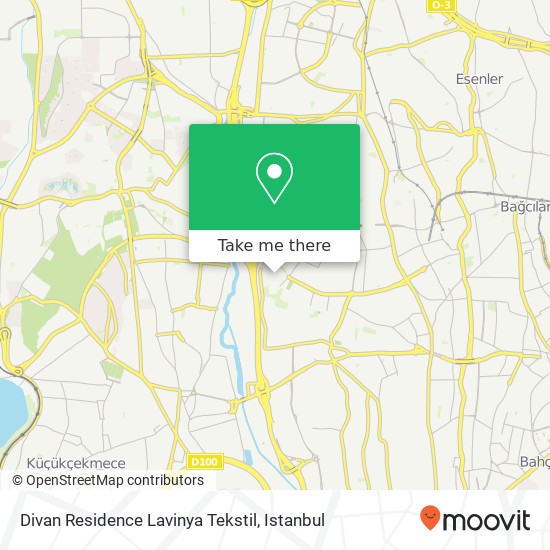 Divan Residence Lavinya Tekstil map